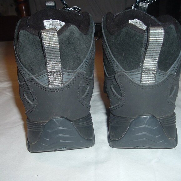 Merrell Women's Size 9 Moab Mid Waterproof Hiking Boots Grey Granite WORN ONCE? - Picture 3 of 7